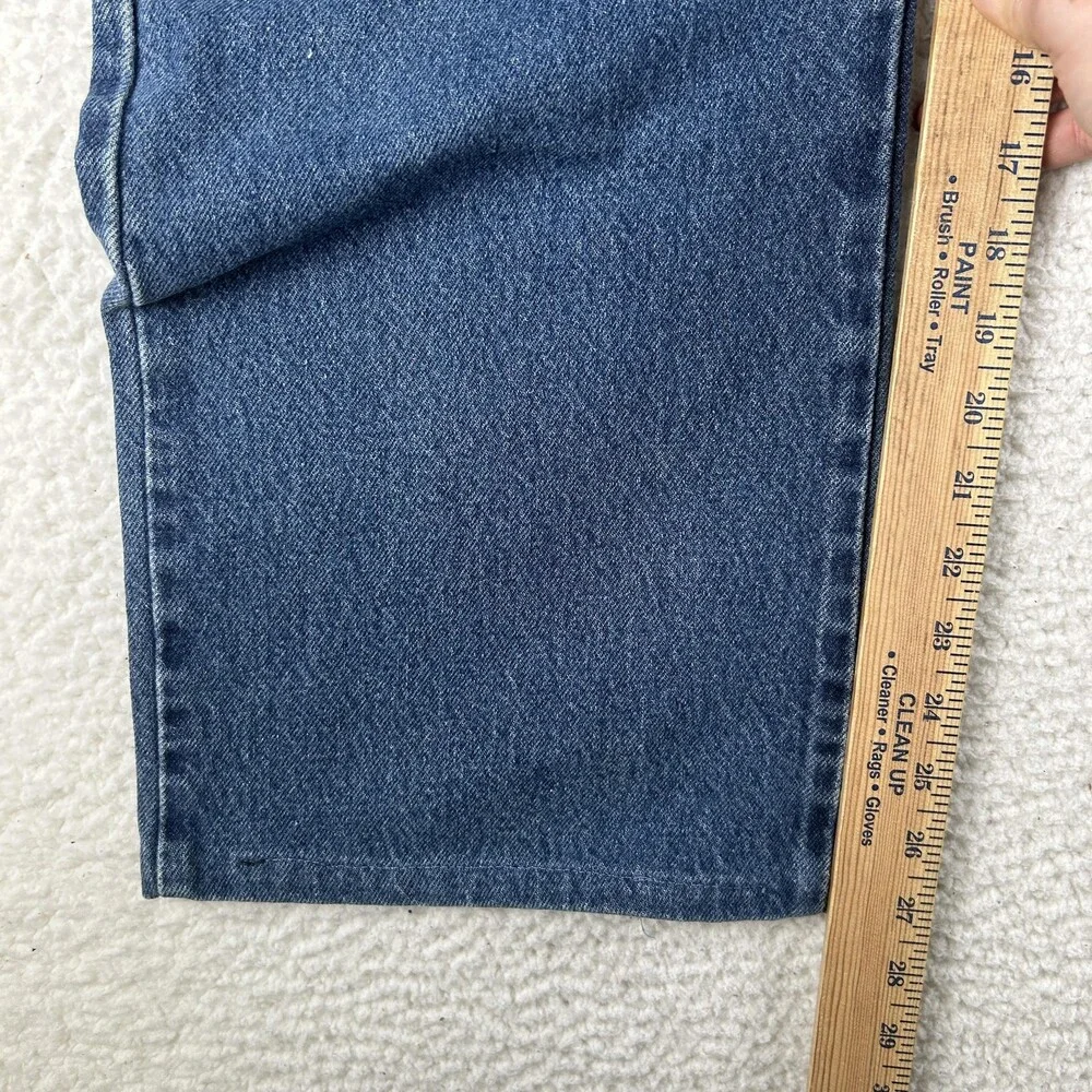 Levis 517 Jeans Mens 40x27 Medium Wash Denim Slim Bootcut Zip Fly Classic Hemmed